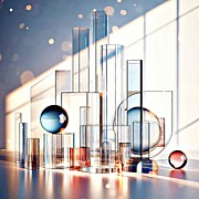 Glass and Light Digital Art by David Manlove