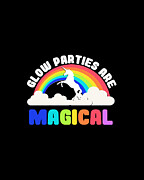 Glow Parties Are Magical Digital Art by Flippin Sweet Gear