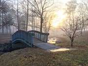 Golden Morning Bridge Photograph by Greg Lane