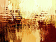Golden shadows Digital Art by Gradify Creations