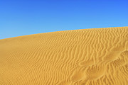 Golden Textured Sand And Sky Photograph by Severija Kirilovaite