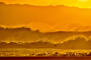 Golden Waves of Ke Iki Beach Photograph by Debra Banks