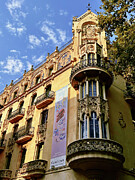Gran Hotel - CaixaForum Palma - Modernisme Masterpiece by Lluis Domenech i Montaner Photograph by Travel Essayist