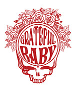Grateful Dead Family Gift Series - Grateful Baby Digital Art by Kirania Finest