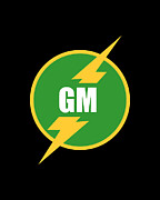 Groomsmen Gm Logo Digital Art by Flippin Sweet Gear