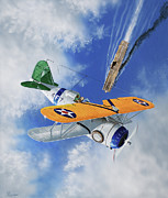 Grumman F3F Painting by Steve Ferguson