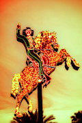 Hacienda Horse and Rider Sign in Las Vegas Photograph by FeelingVegas Wall Art and Prints