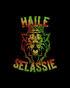 Haile Selassie Rastafari Reggae Digital Art by Flippin Sweet Gear