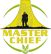 Halo Master Chief Spartan 117 Digital Art by Kirania Finest
