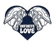 Halo Spartan Infinite Love Navy Digital Art by Kirania Finest