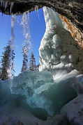 Hanging Lake Ice Photograph by Sunniye Buesing
