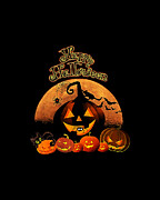 Happy Halloween Digital Art by Flippin Sweet Gear