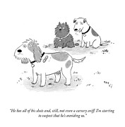 He Has All Of His Shots Drawing by Zoe Si