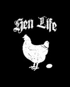 Hen Life Chicken Farmer Digital Art by Flippin Sweet Gear
