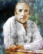 Herbie Mann Watercolor Painting by Dan Sproul