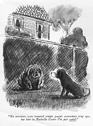 Here In Rockville Centre Drawing by Warren Miller