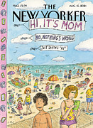 Hi, It's Mom Painting by Roz Chast