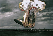 Hindenburg Disaster Colorization Photograph by Franchi Torres