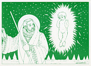 Holy Poet-Martyr St Robert Southwell and The Burning Babe Drawing by William Hart McNichols