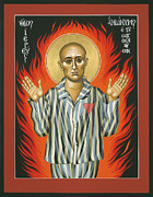 Holy Priest Anonymous One of Sachsenhausen 013 Painting by William Hart McNichols