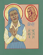 Holy Sister Agnes Sasagawa of Akita - And the Season of the Wounds 352 Painting by William Hart McNichols