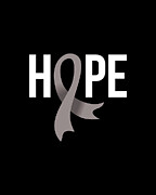 Hope Brain Cancer Digital Art by Flippin Sweet Gear