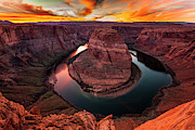 Horseshoe Bend and Colorado River in Page, Arizona Photograph by FeelingVegas Wall Art and Prints