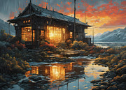 House Light Digital Art by Deb Beausoleil