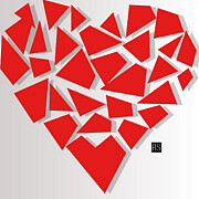 How can You mend a Broken Heart Painting by Rafael Salazar