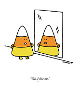 I Like Me Drawing by Johnny DiNapoli