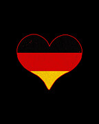 I Love Germany Flag Digital Art by Flippin Sweet Gear