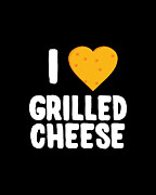 I Love Grilled Cheese Digital Art by Flippin Sweet Gear