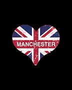 I Love Manchester Digital Art by Flippin Sweet Gear