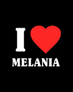 I Love Melania Digital Art by Flippin Sweet Gear