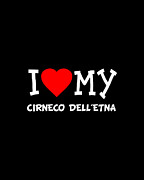 I Love My Cirneco DellEtna Dog Breed Digital Art by Flippin Sweet Gear