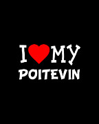 I Love My Poitevin Dog Breed Digital Art by Flippin Sweet Gear
