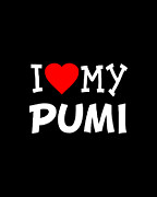 I Love My Pumi Dog Breed Digital Art by Flippin Sweet Gear