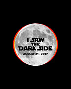 I Saw The Dark Side Total Solar Eclipse Digital Art by Flippin Sweet Gear