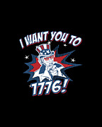 I Want You To 1776 4th of July Digital Art by Flippin Sweet Gear