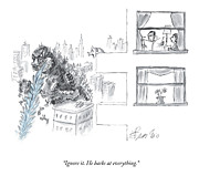 Ignore It Drawing by Edward Frascino