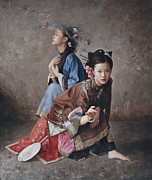 In Search of Fragrance Painting by Mingyue Wang