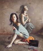 Incense seeking Painting by Mingyue Wang