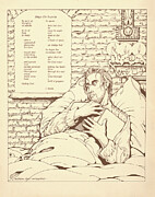 Inigo de Loyola Drawing by William Hart McNichols