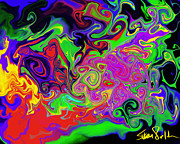 Ink Blob Digital Art by Susan Fielder