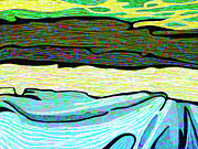 Intermittent Flow Digital Art by Rod Whyte