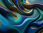 Internal Textures Digital Art by Eris And AI