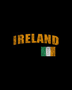 Ireland Retro Digital Art by Flippin Sweet Gear