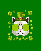 Irish Leprechaun Cat Digital Art by Flippin Sweet Gear