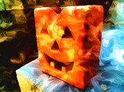 Jackosqurntern Mixed Media by Bencasso B