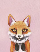 Jax the Fox Painting by Lucia Stewart